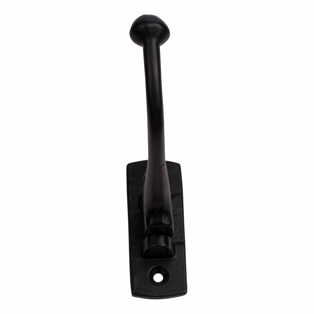 Coat Hook "Swing" Black - Swivel Single Hook