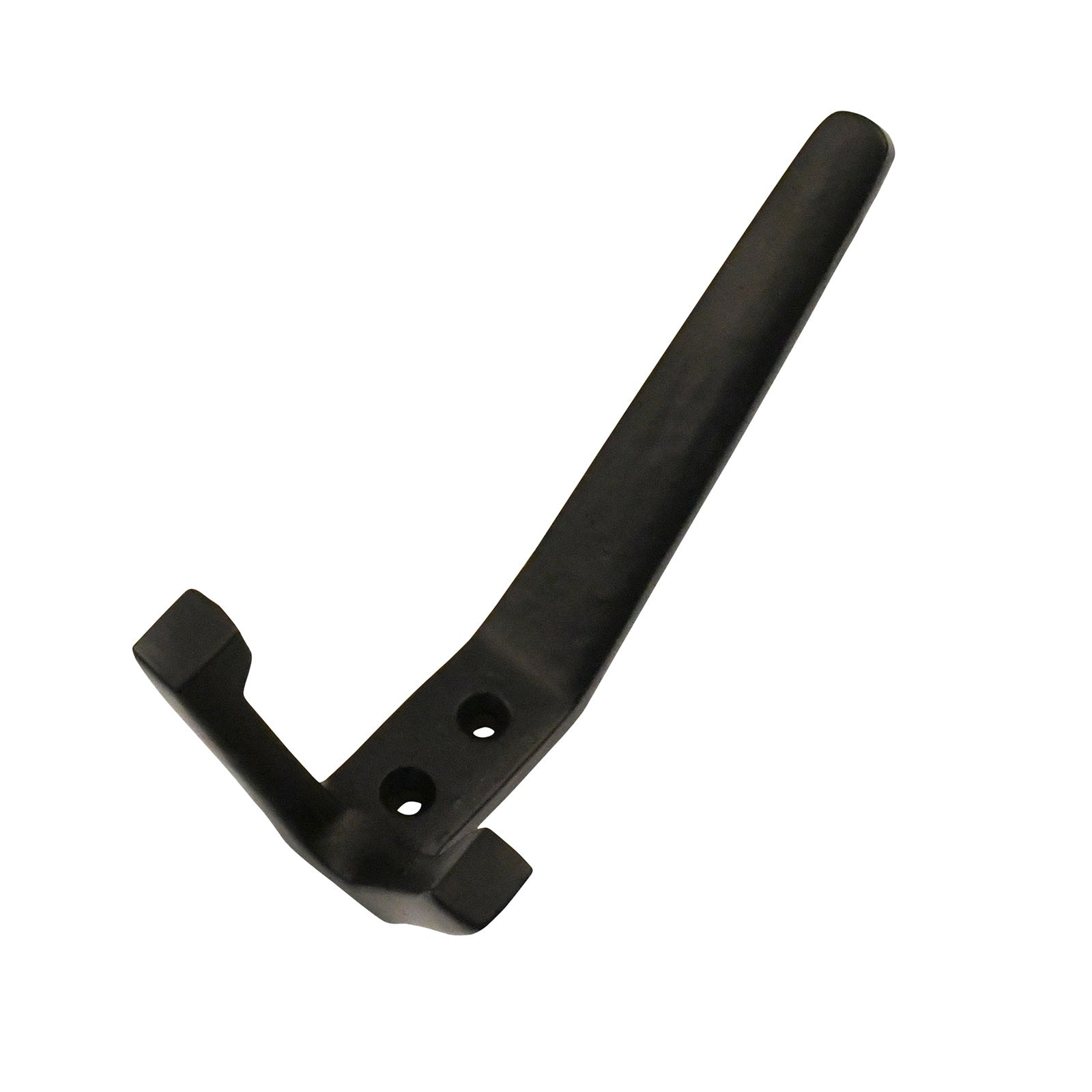 Industrial Coat Hook "Trio" - Black or Rust Cast Iron