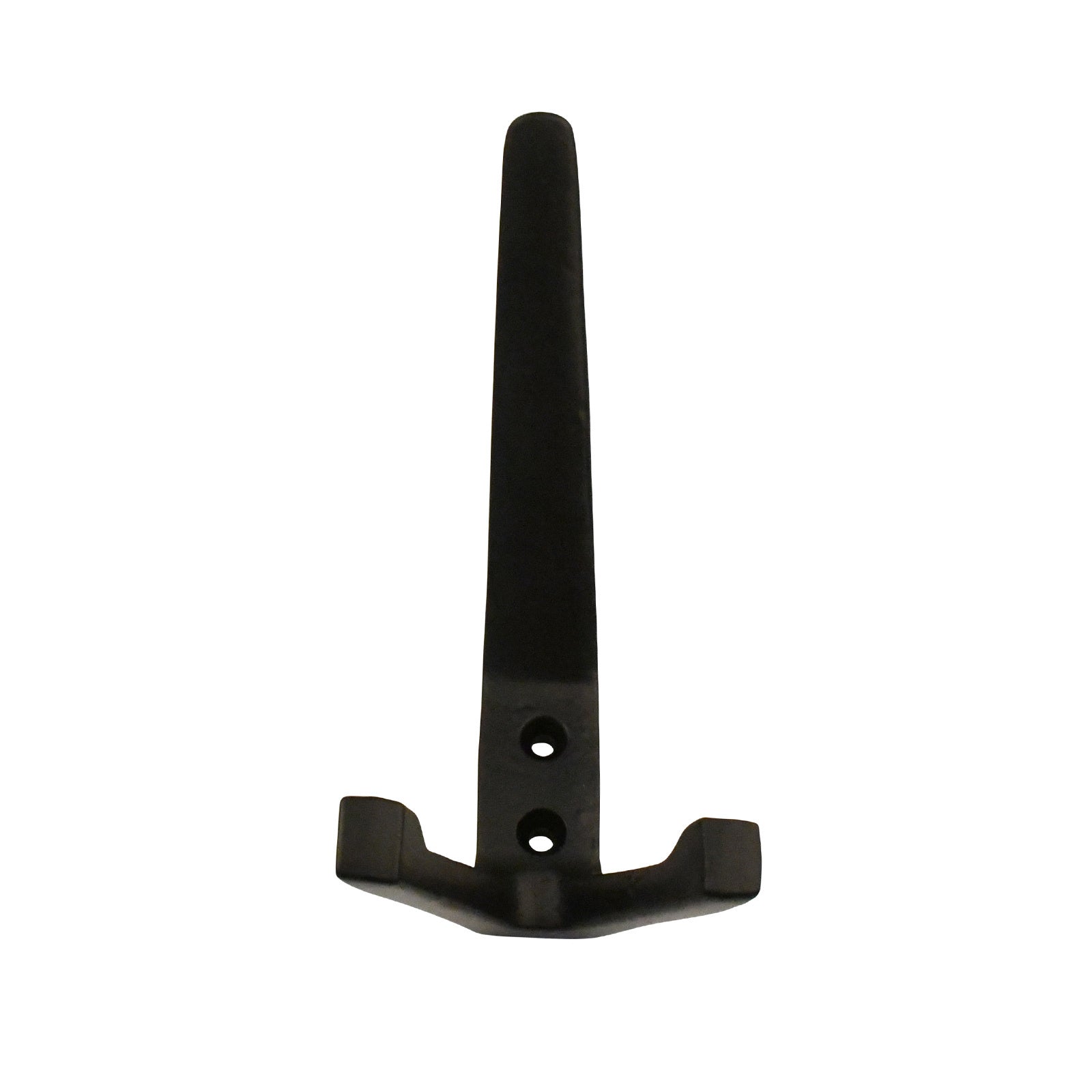 Industrial Coat Hook "Trio" - Black or Rust Cast Iron