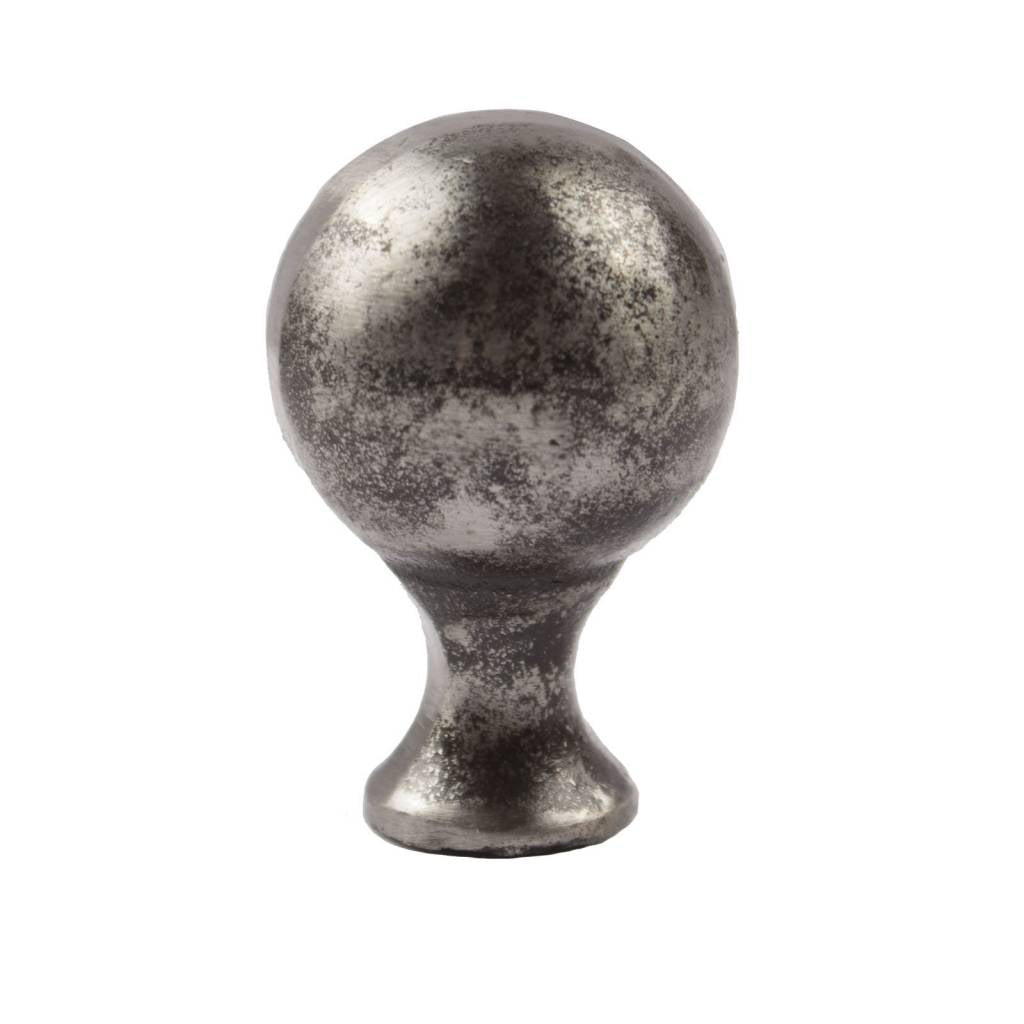 Cast Iron Cabinet Door Knob - 26mm Clear Lacquered