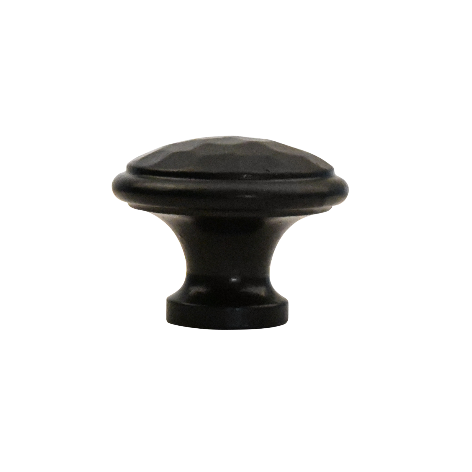 Furniture knob 36 mm hammered black