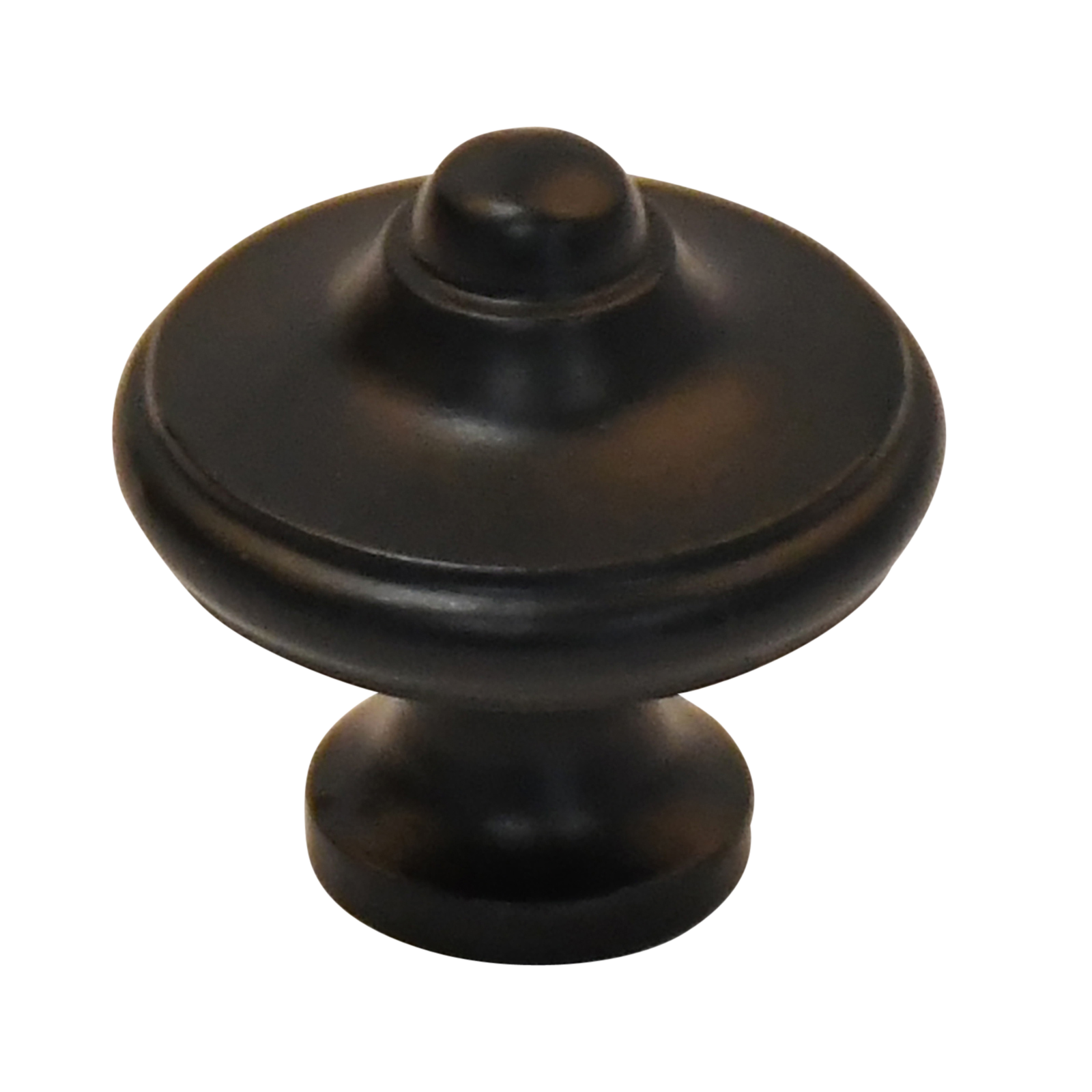 Cast Iron Cabinet Knob - Robust and Compact in Black, Clear, Rust