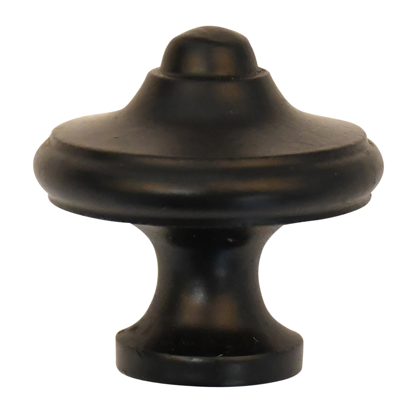 Cast Iron Cabinet Knob - Robust and Compact in Black, Clear, Rust