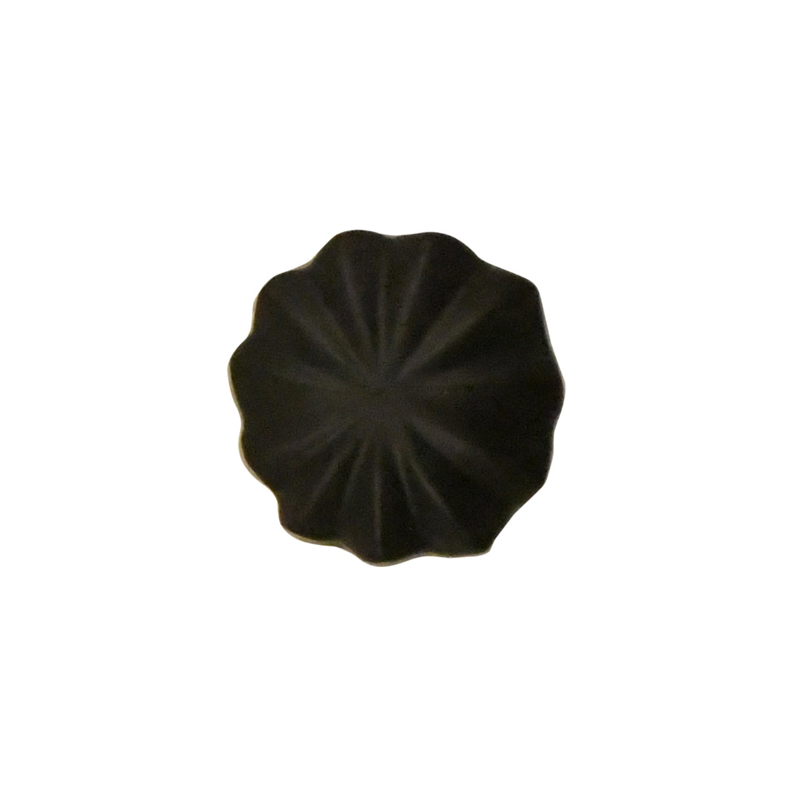 Furniture knob flower knob 30mm - Black or Rust