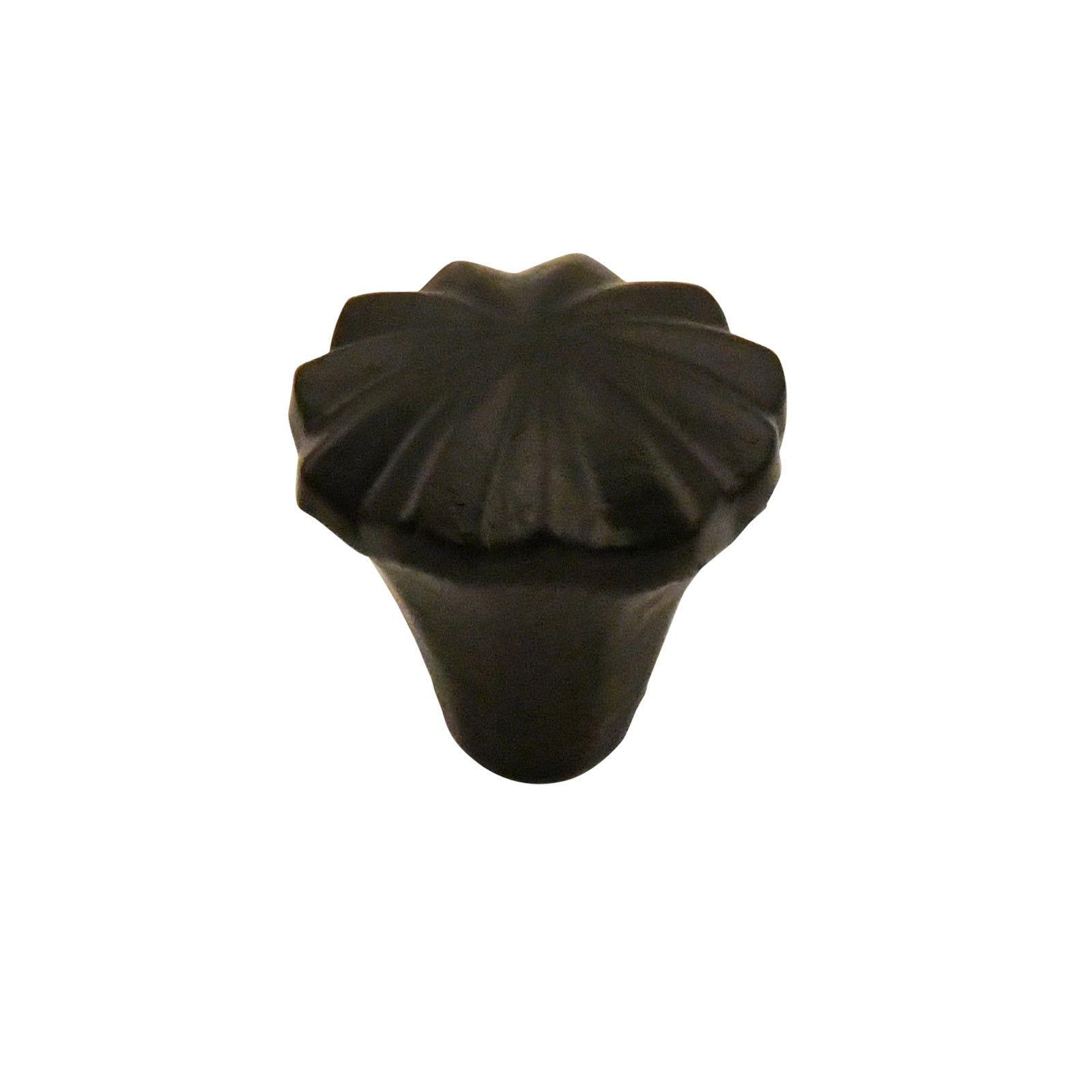 Furniture knob flower knob 30mm - Black or Rust