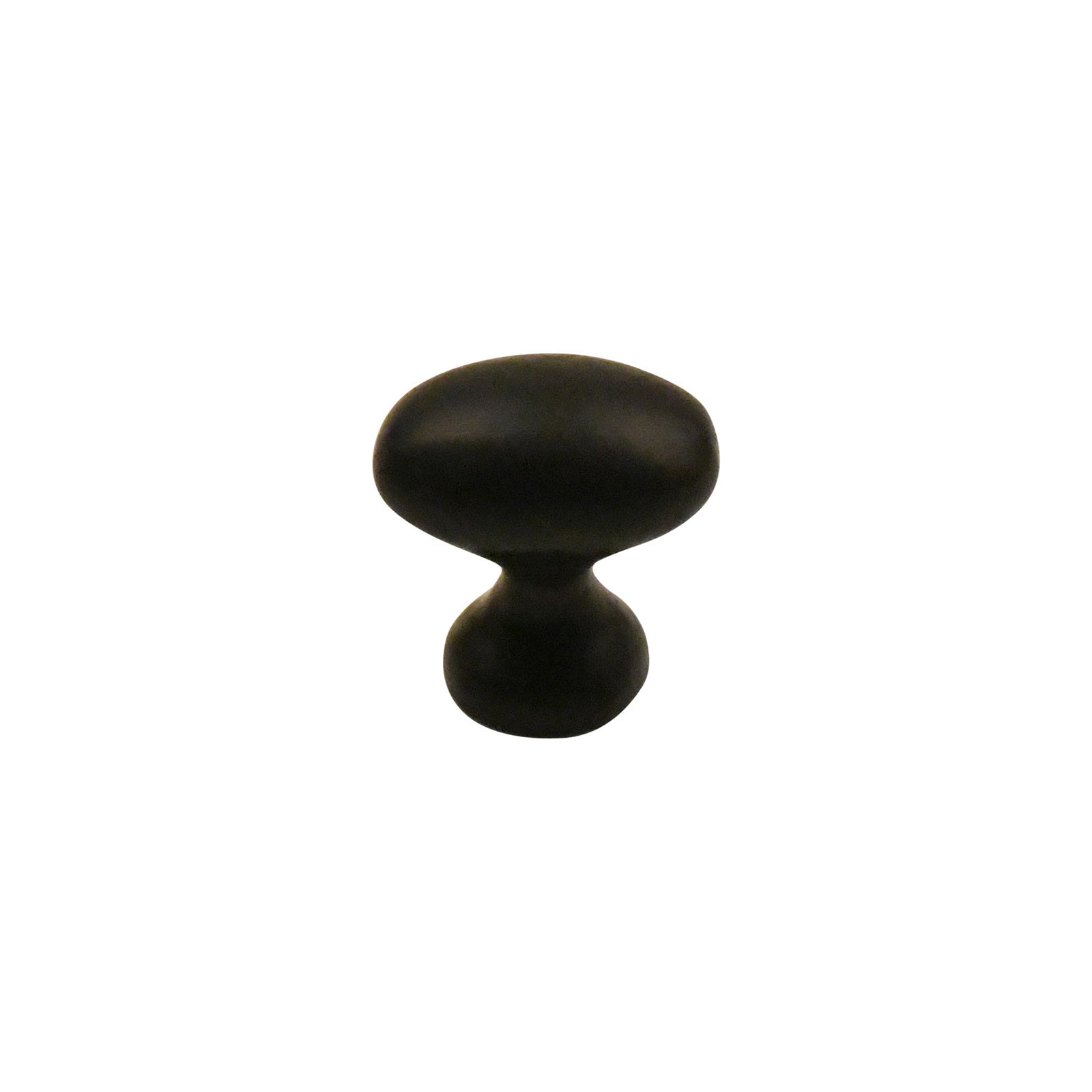 Cast iron furniture knob oval 23mm