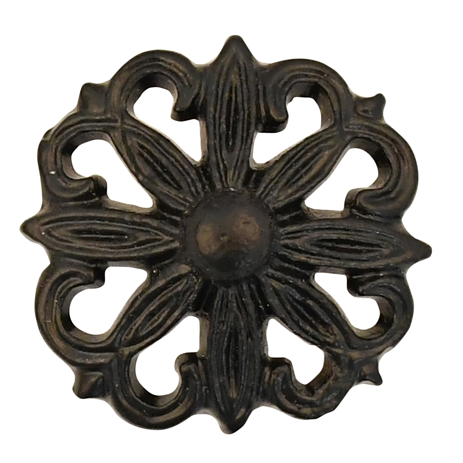 Cast Iron Cabinet Knob "Arrows" - Elegant and Tough in Black or Rust