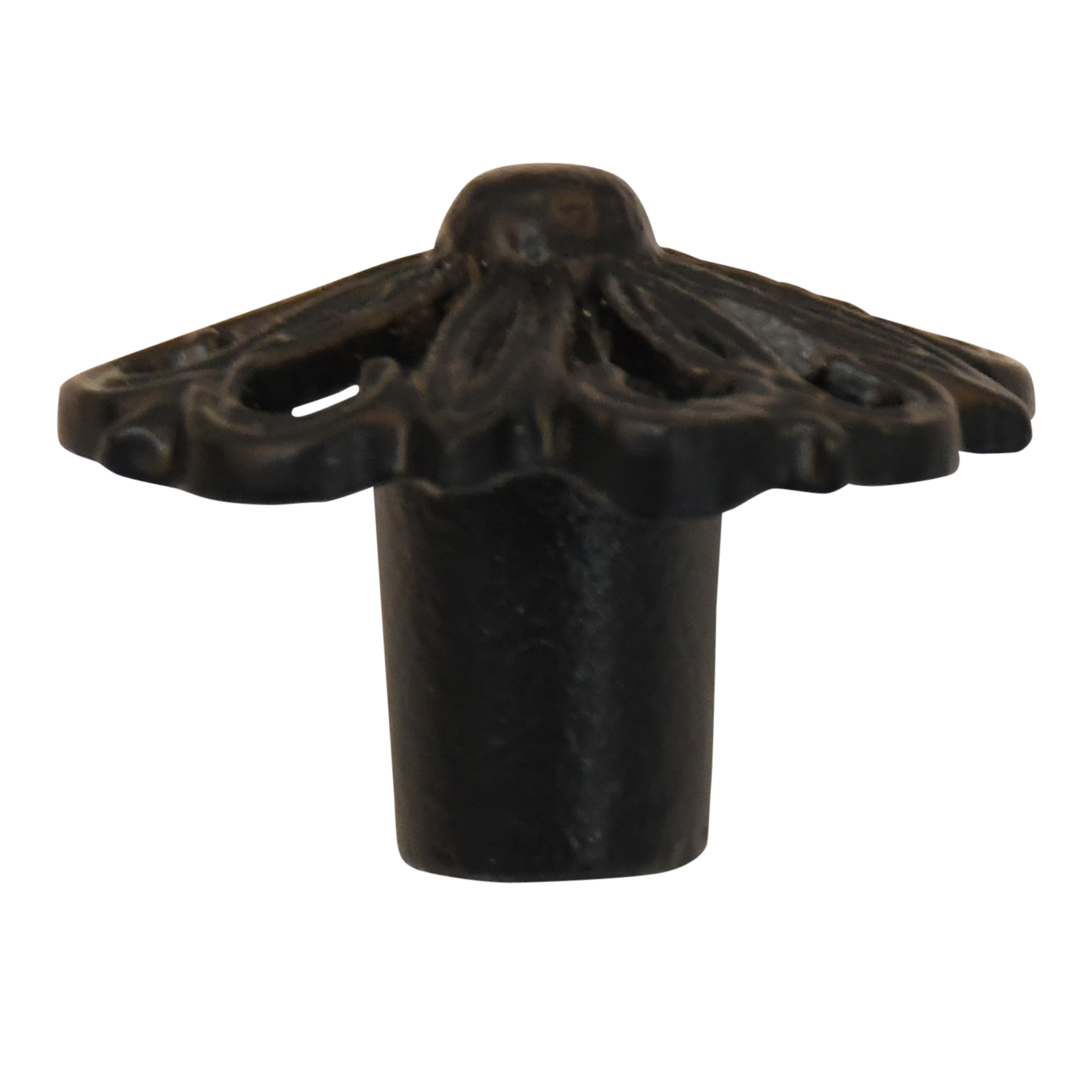 Cast Iron Cabinet Knob "Arrows" - Elegant and Tough in Black or Rust