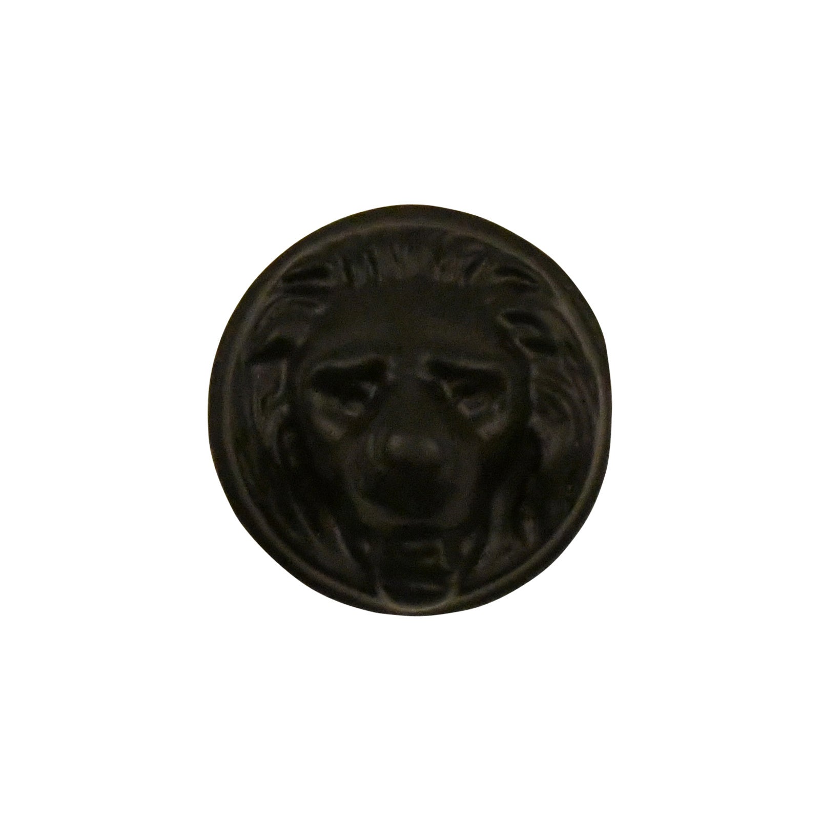 Meubelknop "Lionheart" 29mm - Zwart of Roest