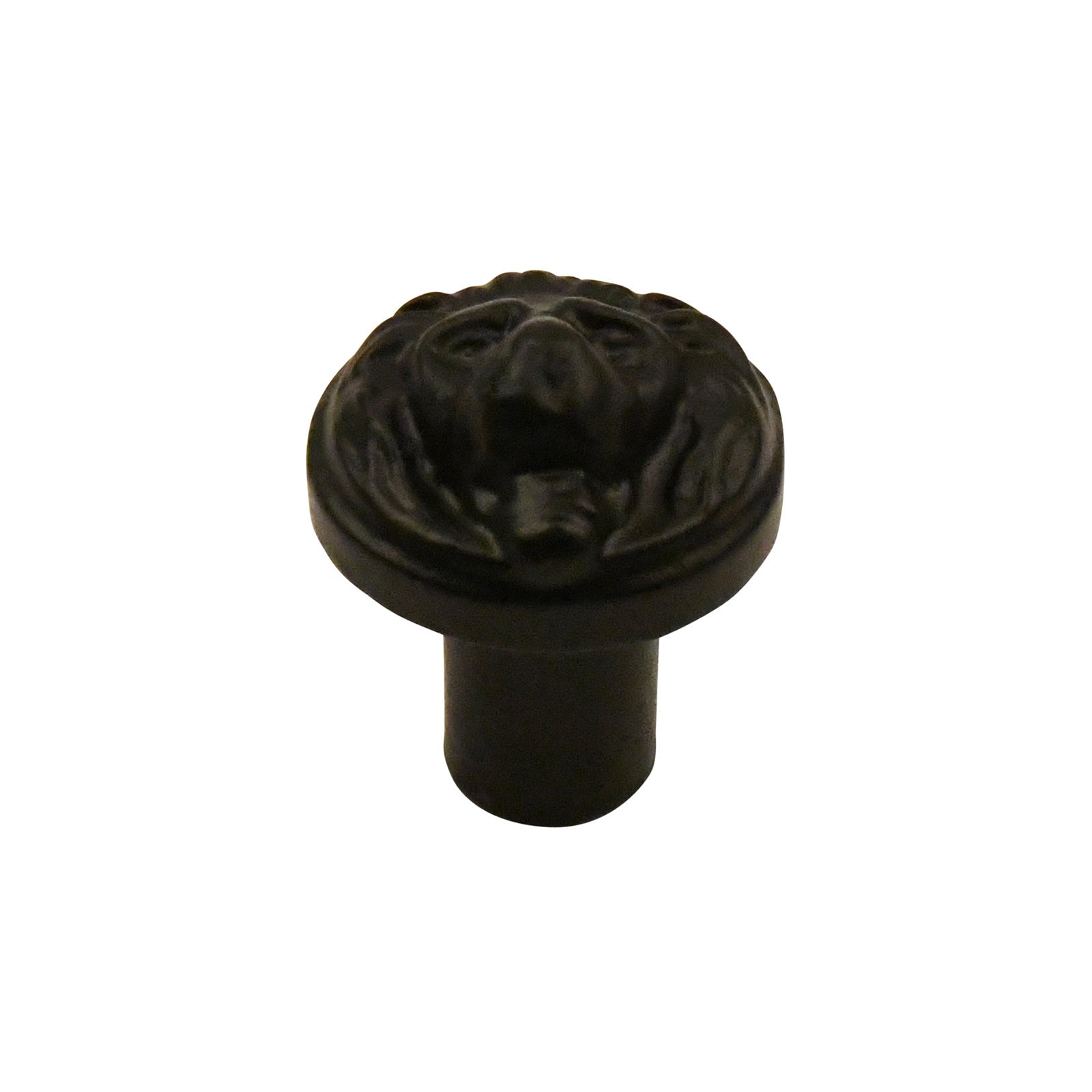 Furniture knob "Lionheart" 29mm - Black or Rust