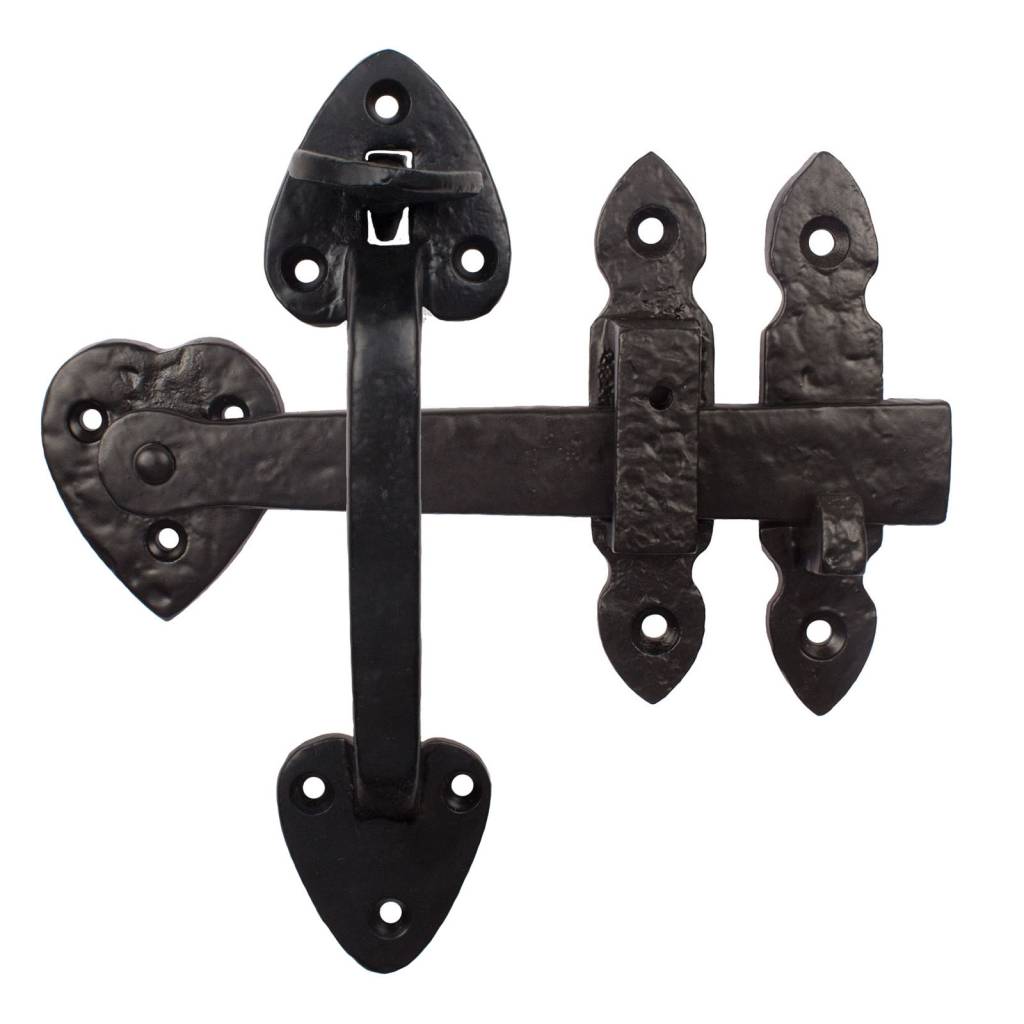 Latch set heart - 165mm