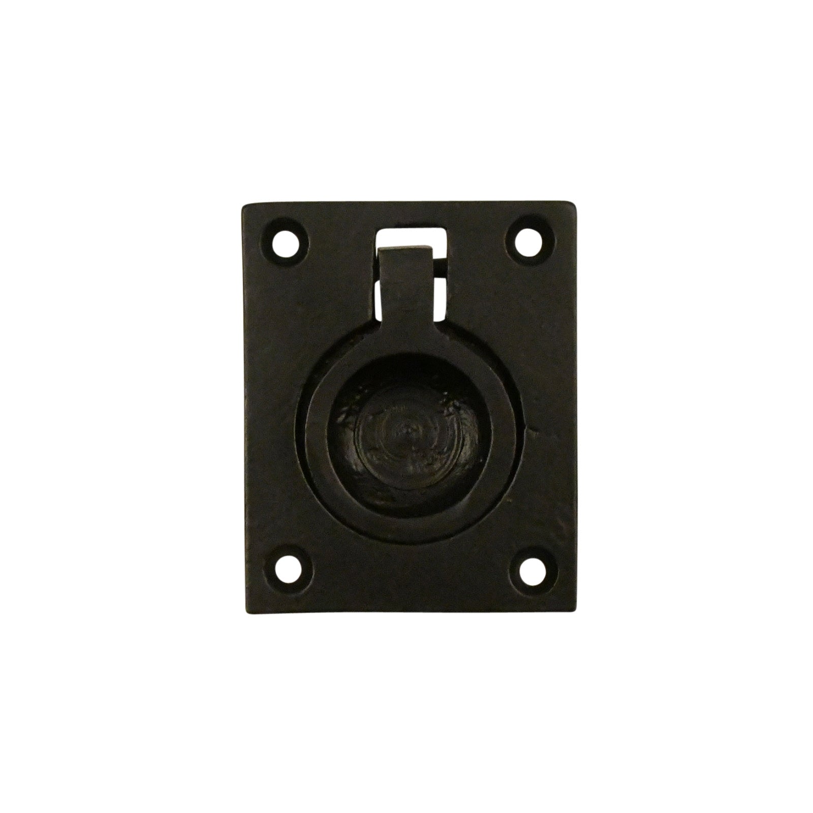 Cast Iron Hatch Ring | Rectangular and Rustic for Hatches and Drawers