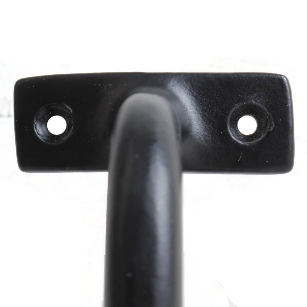 Stair Railing Holder Black - Durable Cast Iron Support for Your Stair Railing