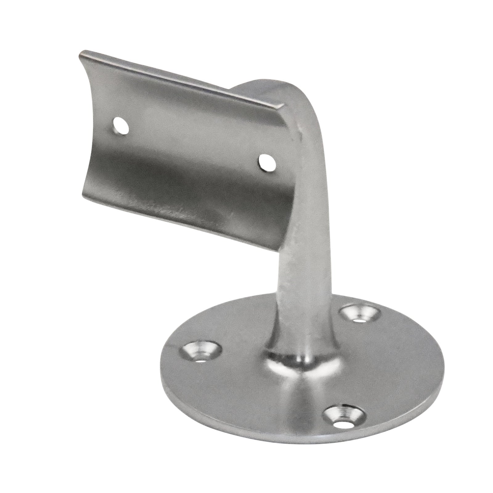 Stair railing holder 70mm hollow saddle - Nickel