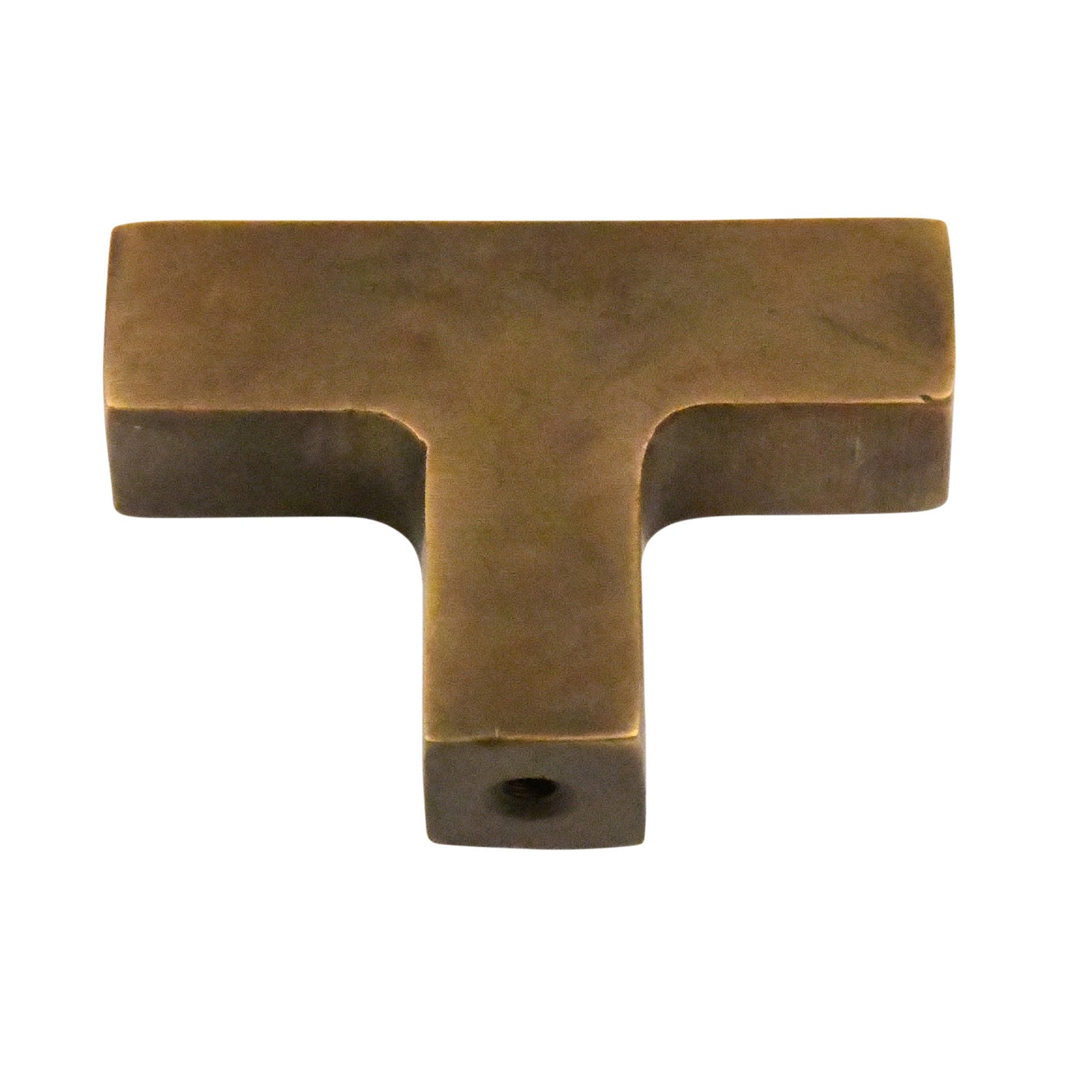 Furniture knob-T 54 mm - Antique brass