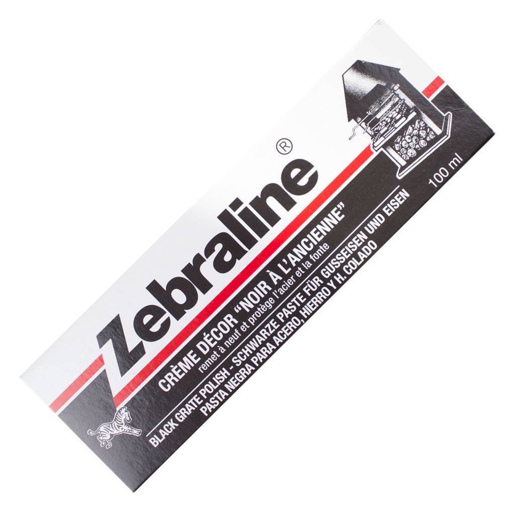 Zebraline stove polish tube 100 ml