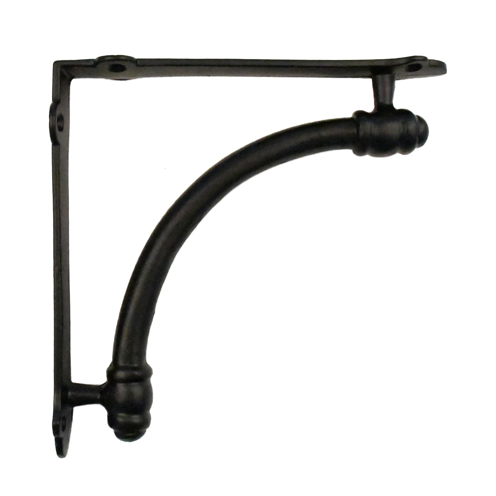 Shelf support black - robust and elegant support for any interior