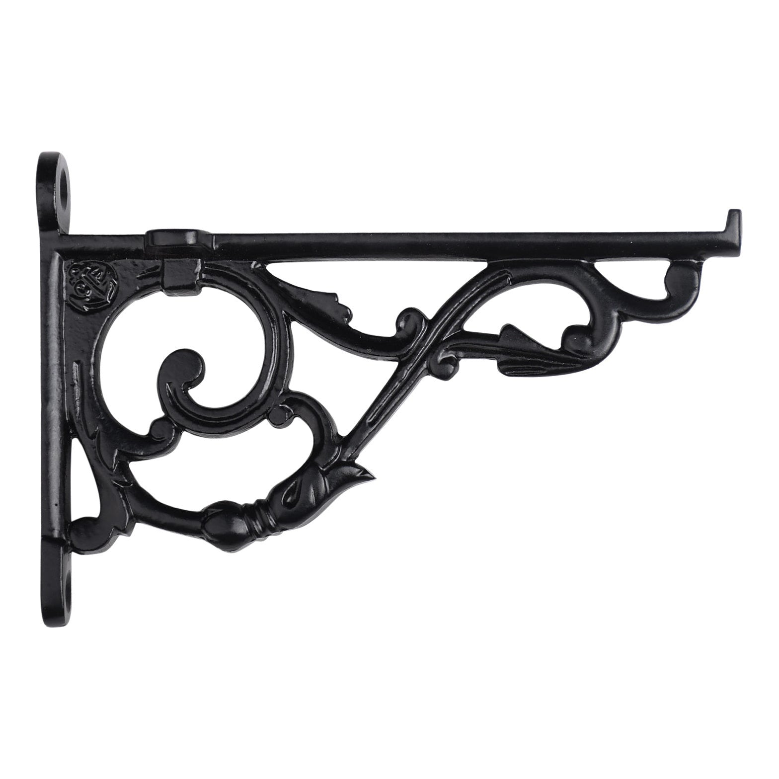 Shelf bracket with anchor stamp - Maritime style for your interior