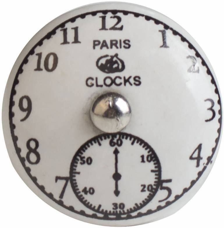 Furniture knob 40mm "Paris Clocks"