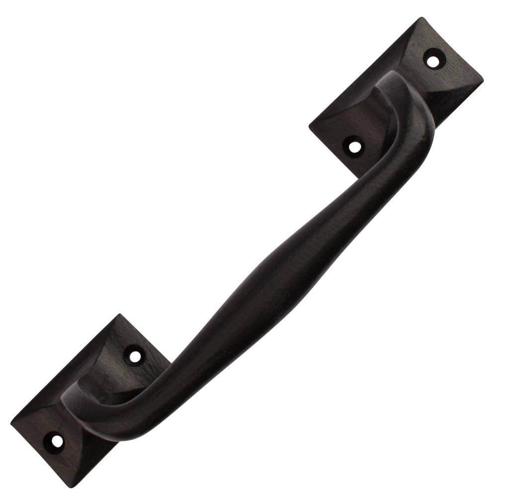 Handle painted black Rectangle 20cm