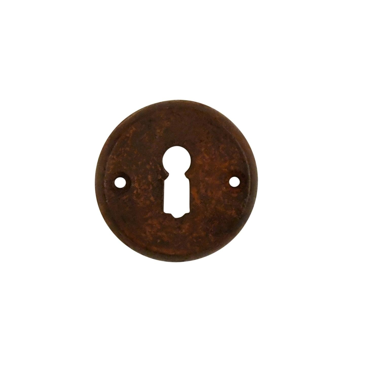 Key rosette 55mm cabinet lock rust