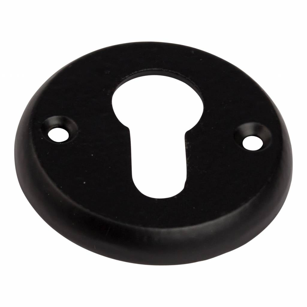 Black keyhole plate - Euro cylinder