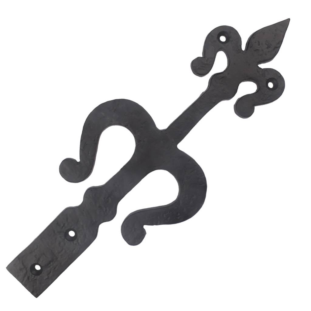 Cast iron decorative hinge 280 x 106 mm