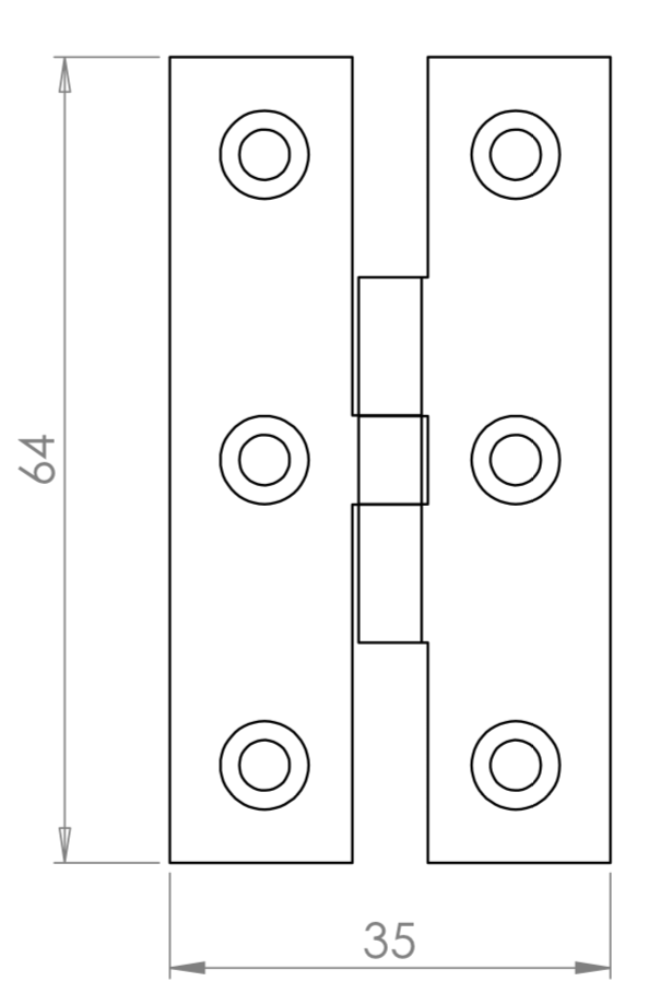 H model hinge