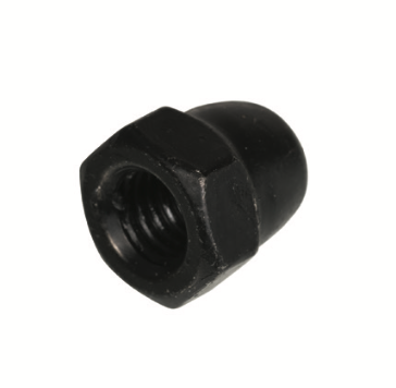 Cap nuts blackened with HCP coating