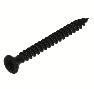 Hinge screw blackened HCP coating TX with cutting point