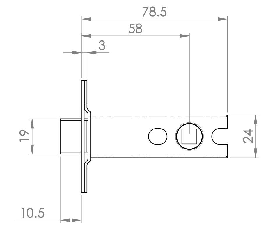 Simple barrel lock - heavily sprung