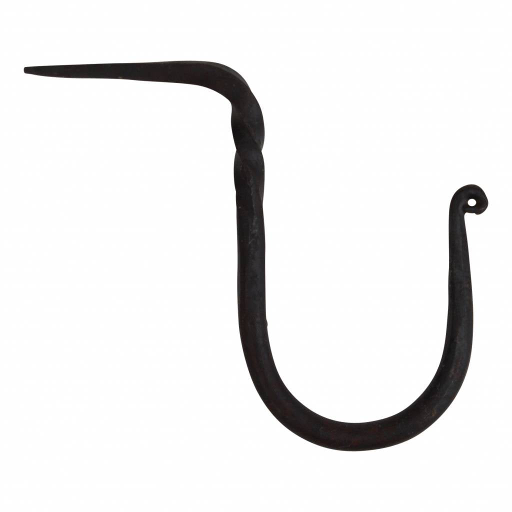 Wrought iron universal hook medium