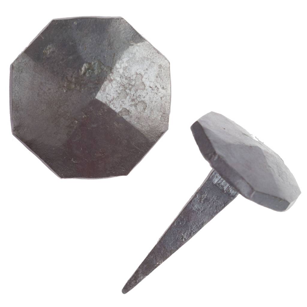 Octagonal Forged Decorative Nail 22mm - Rustic Style