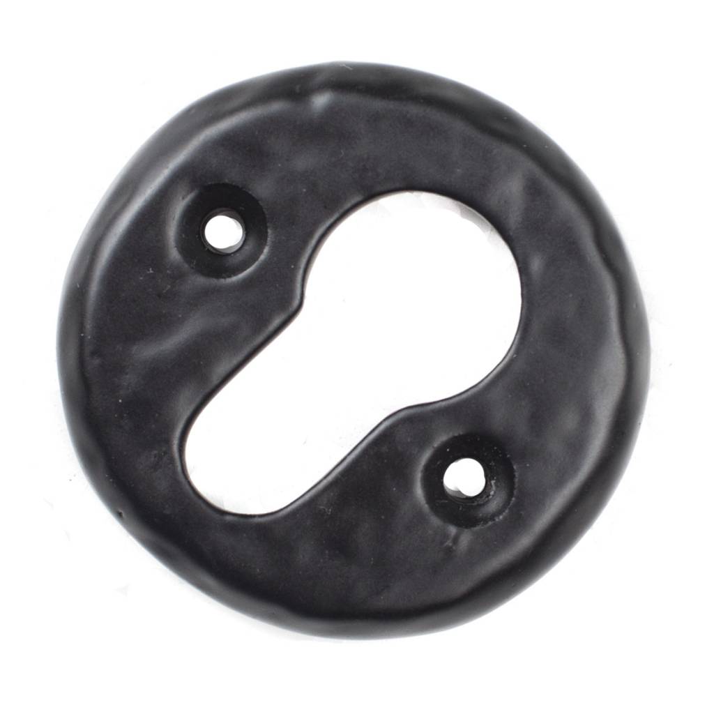 Keyhole plate euro profile black