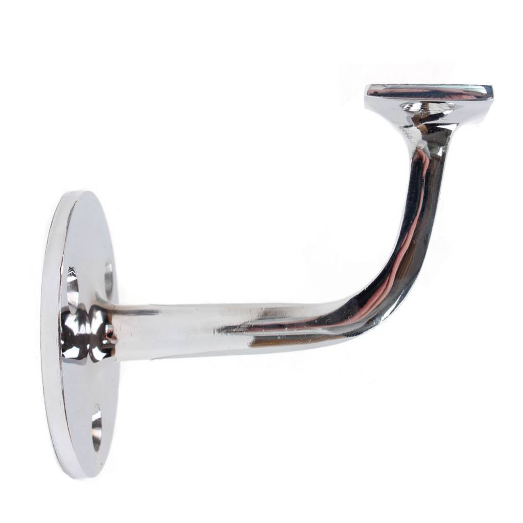 Handrail holder nickel 68mm flat saddle