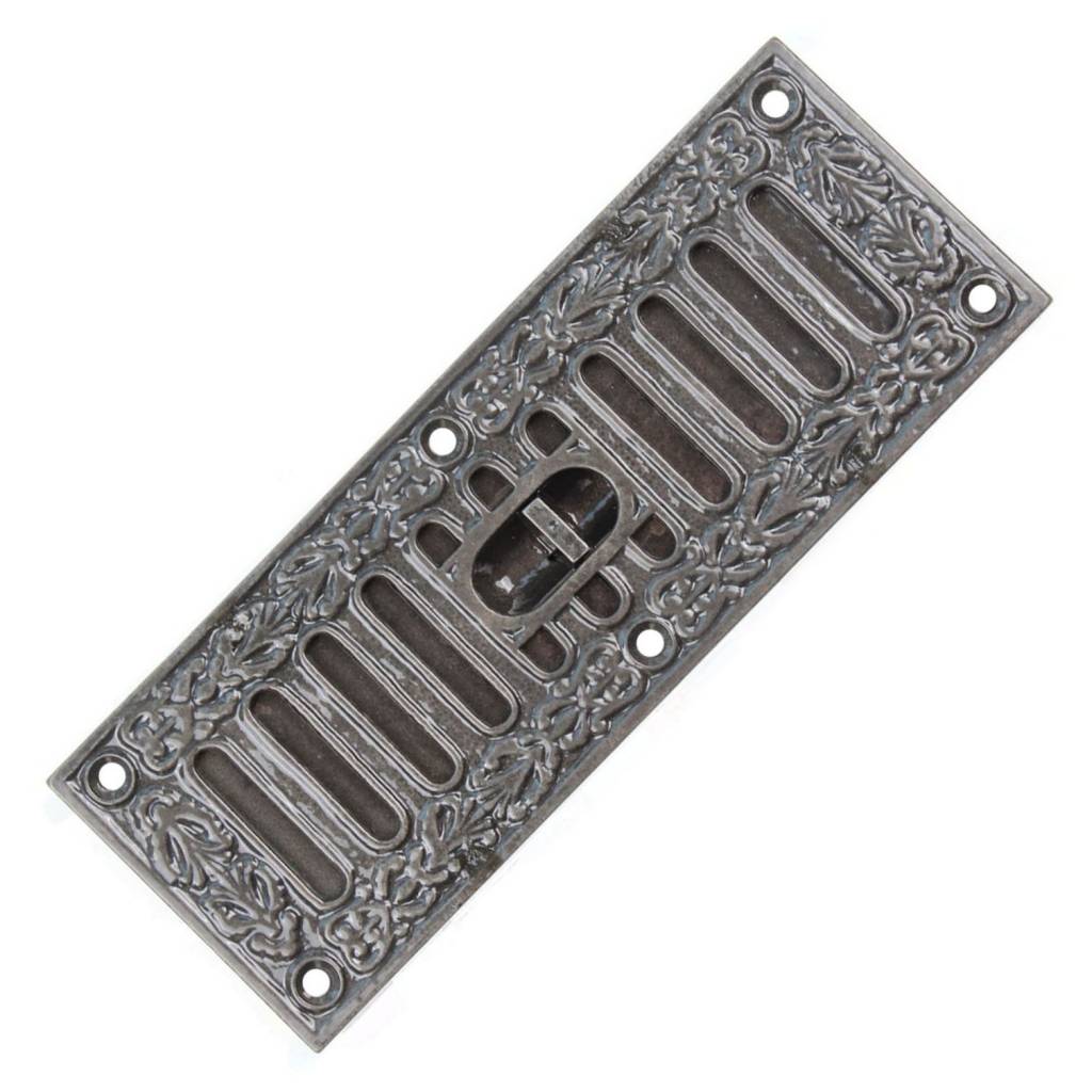 Cast Iron Ventilation Grille - 224mm with Classic Design