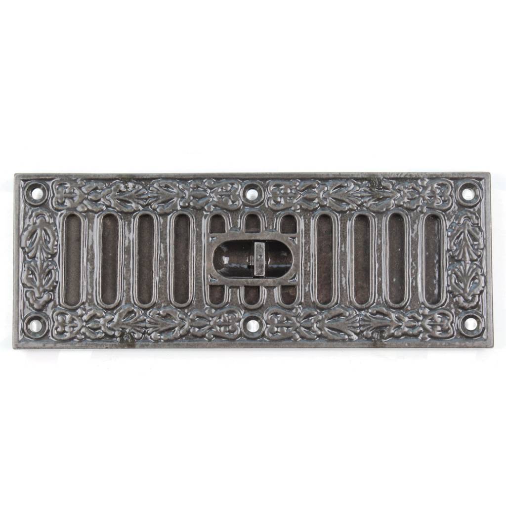 Cast Iron Ventilation Grille - 224mm with Classic Design