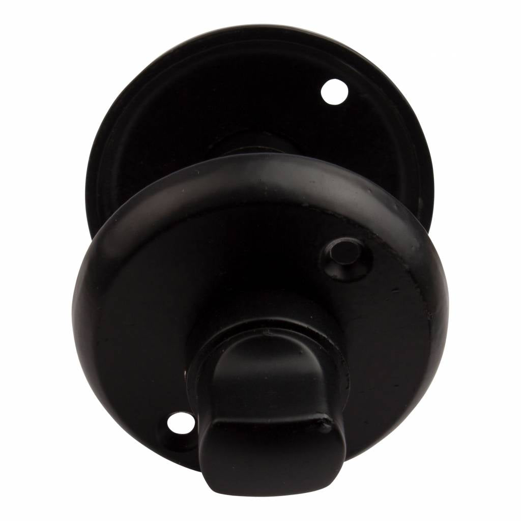 Toilet lock cast iron black