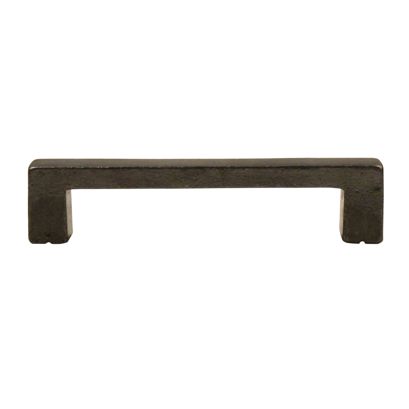 Cast Iron Furniture Handle "Industrial" - Sturdy Cabinet Handle in Black, Clear, Pewter